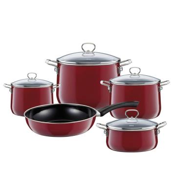 Riess Geschirr-Set 5-tlg., Design Rosso Extra Stark